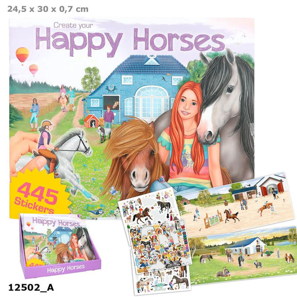 Create Your Happy Horse Sticker Book