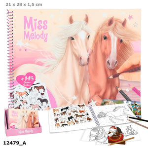 Miss Melody Horses Colouring And Sticker Book