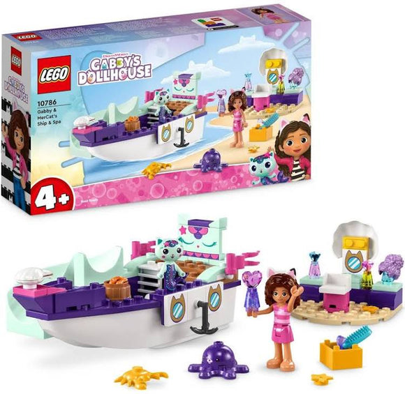 LEGO 10786 Gabby's Dollhouse Gabby & MerCat's Ship & Spa Toy Age 4+