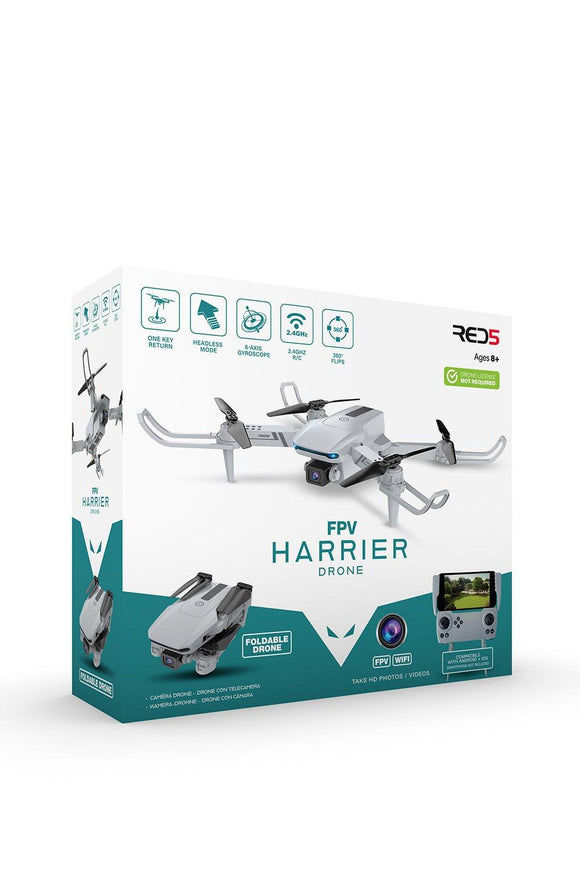 Harrier Folding Drone With FPV HD Video And Photos Compatible with IOS and android Age 8+