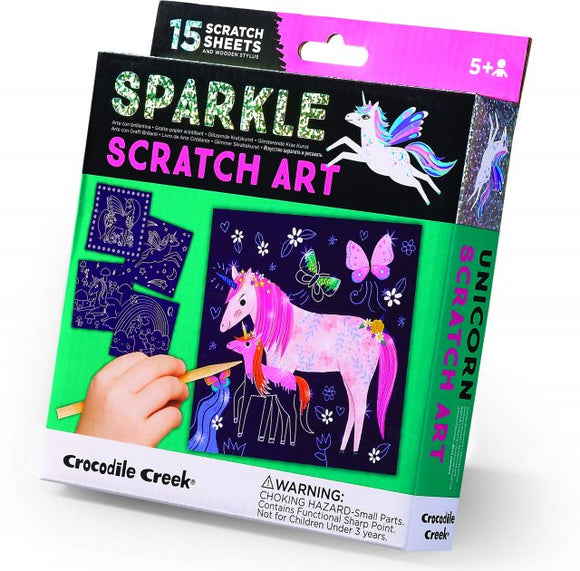 Crocodile Creek Unicorn Scratch Art Age 5+