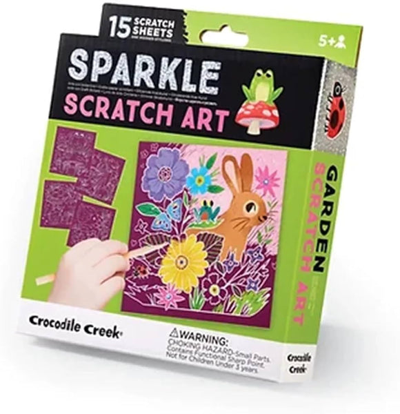 Crocodile Creek Garden Scratch Art Age 5+