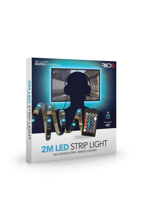 Red5 2m LED strip Lights With Remote Control