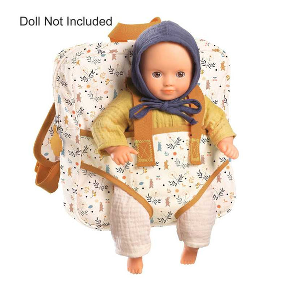 Djeco DJ07783 POMEA Doll Back Pack Carrier Age 3+