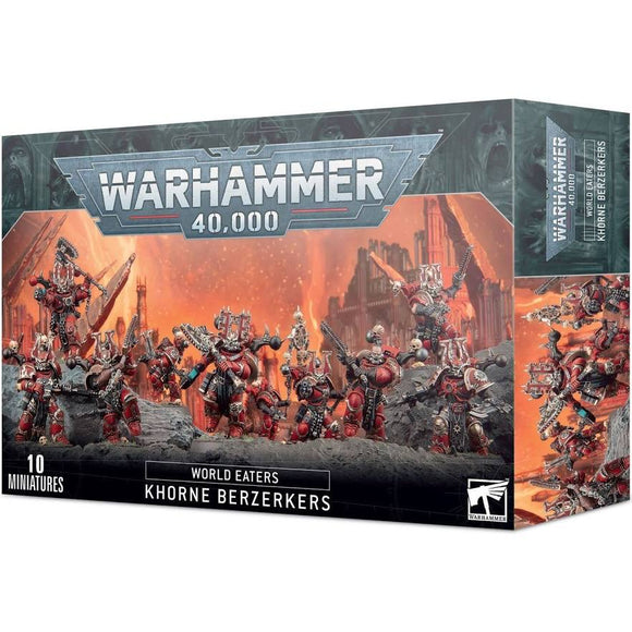 Warhammer 40,000 43-10 World Eaters Khorne Berzerkers