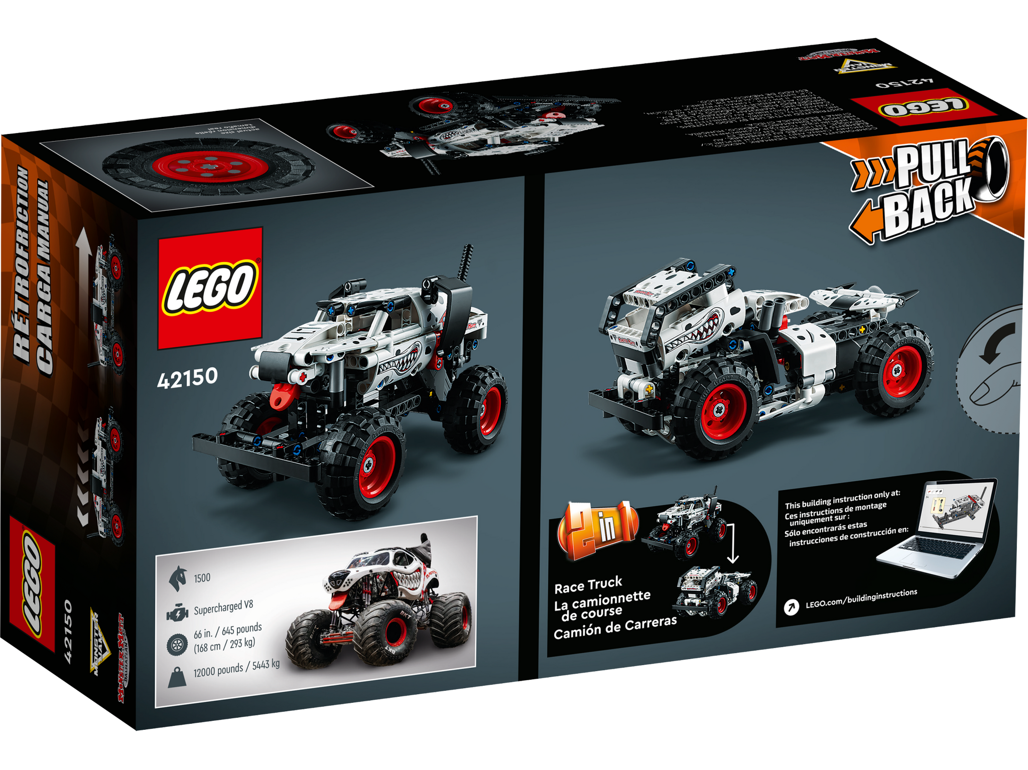 Lego Technic 42150 Monster Jam Monster Mutt Dalmatian Age 7+ – Toy