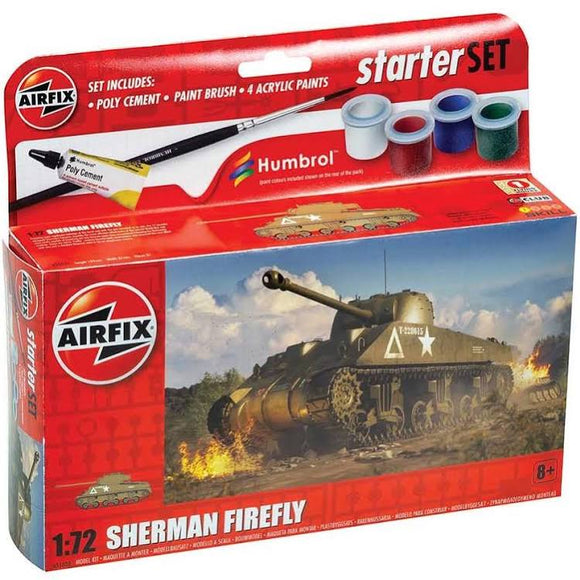 Airfix Starter Set 1.72 Sherman Firefly Tank