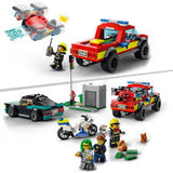 Lego City 60319 Fire Rescue & Police Chase Age 5+