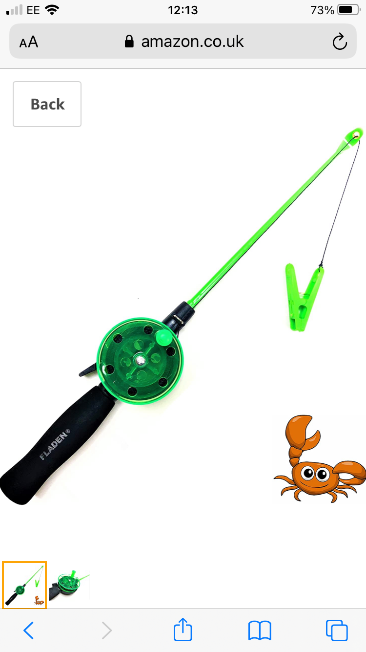crab fishing rod and reel Yello BGG1705 Crab Crabbing Rod – Toy-Box@hants