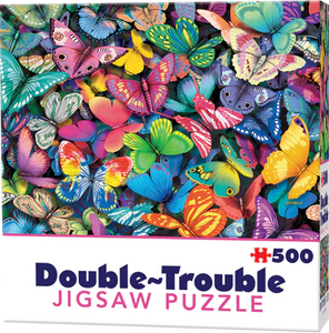 Double Trouble Jigsaw Puzzle 500 Pieces Butterflies Age 8 to Adult