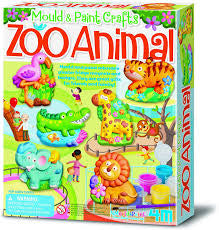 Mould and Paint Zoo Animals  4M (5+ Years)