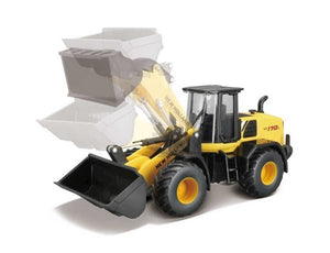 New Holland Construction W170D wheel loader with moving parts from Bburago