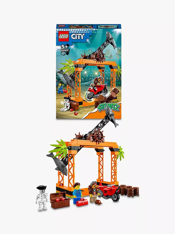 LEGO City 60342 The Shark Attack Stunt Challenge Age 5+