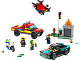 Lego City 60319 Fire Rescue & Police Chase Age 5+