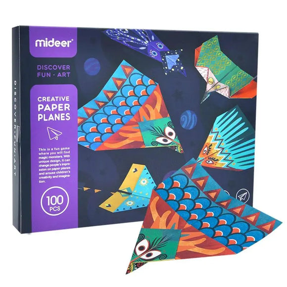 Mideer Creative Paper Planes 100 Pieces Age 5 to Adult