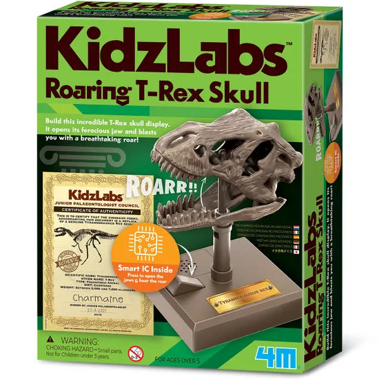 KidzLabs - Roaring T-Rex Skull Age from 5 Years