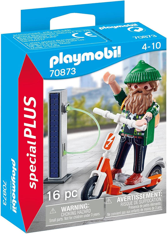 Playmobil 70873 Hipster With E Scooter  Age 4-10