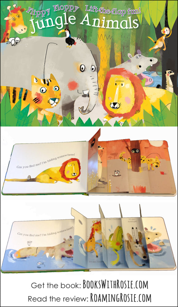 Flippy Floppy Lift The Flap Fun Jungle Animals