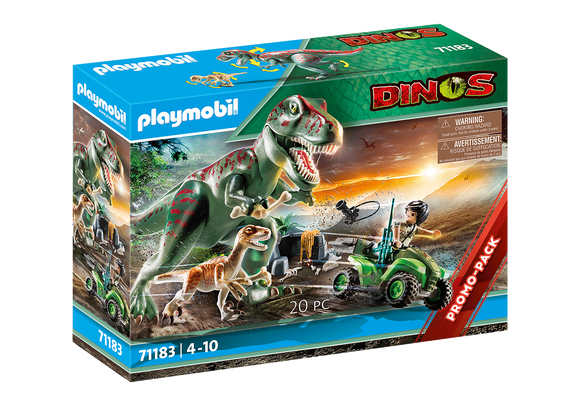 Playmobil 71183 T-Rex Attack With Quad Age 4-10