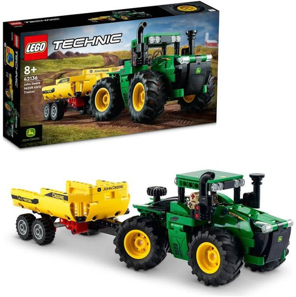 LEGO Technic 42136 John Deere 9620R 4WD Tractor Farm Toy Age 8+