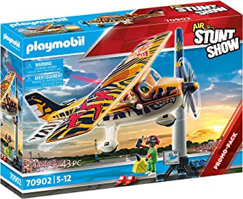 Playmobil 70902 Air Stunt Show Tiger Propeller Plane Age 5-12