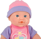 Toyrific Snuggles Baby Doll with Accessories, Cry, Drink and Wet function, Potty Training Skyla 3Y+