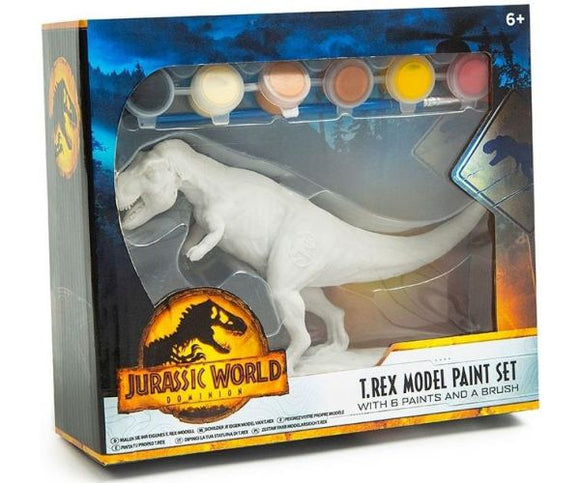 Jurassic World Dominion T Rex Model Paint Set Age 6+