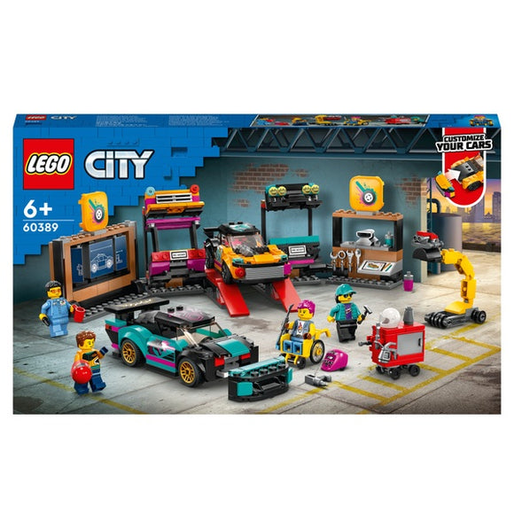 LEGO City 60389 Custom Car Garage Mechanic Set Age 6+