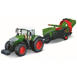 Burago 1:32 scale Fendt 1050 Vario Tractor and Cultivator