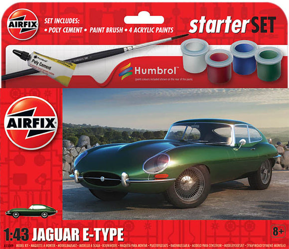 Airfix Starter Set 1.43 Jaguar E-Type