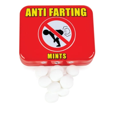 Anti Farting Mints Sweets In A Tin  REAL SUGAR-FREE SWEETS