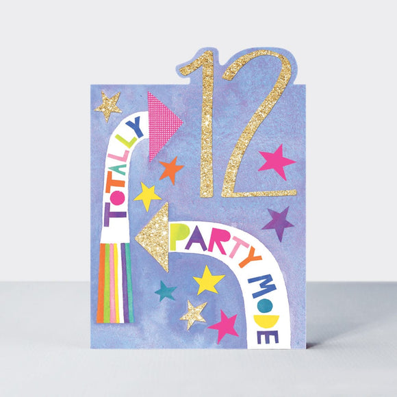 Birthday Card-Totally Party 12