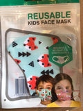 Children Kids Reusable & Washable Face Masks (facemask) Stretchable. 5 Different  Designs