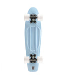 Xootz Retro Plastic Skateboard - Pastel Blue 22 Inch Age approx from 5 to 14 Penny board