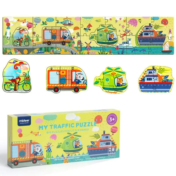 Mideer My Traffic Puzzle 28 Pieces Age 3+