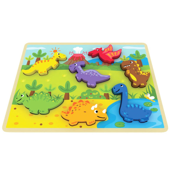 Jumini Chunky Dinosaur Puzzle Age From 12 Months