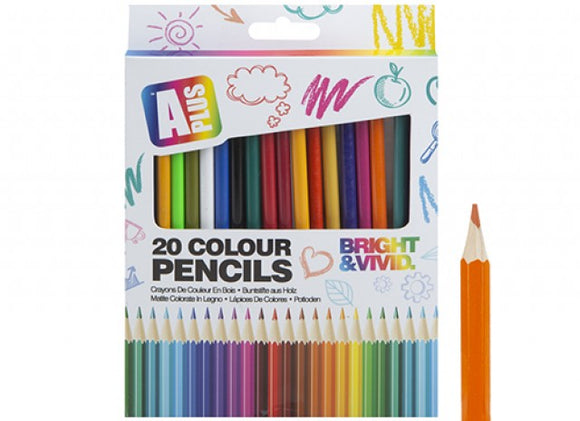 20 Colouring Pencils Age 3+
