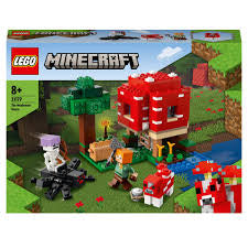 Lego 21179 Minecraft The Mushroom House Age 8+