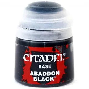 Warhammer Citadel Base Abaddon Black Paint