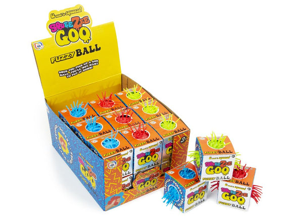 SQUEEZY GOO FUZZY BALLS  Age 3+ Squishy Stress Anxiety Ball Fidget Toy