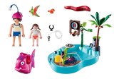 Playmobil Family Fun Aqua Park Fun Pool with Water Spray 70610 Age 4-10