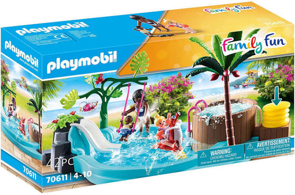 Playmobil Family Fun Aqua Park Fun Pool with Water Spray 70610 Age 4-10
