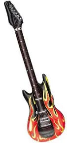 Inflatable Flaming Guitar