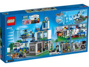 Lego 60316 City Police Station Truck Toy & Helicopter Set Age 6+