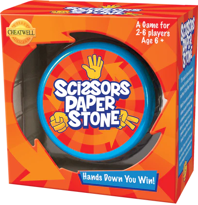 Cheatwell Games Scissors Paper Stone Card Game  Age 6+  2 - 6 players
