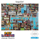 Bopster 8-Bit London Puzzle 1000 Pieces Age 8 to Adult