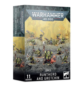 Warhammer  40,000 Ork Runtherd & Gretchin (50-16)