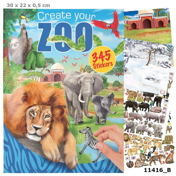 Create your ZOO Colouring Book Age 4+