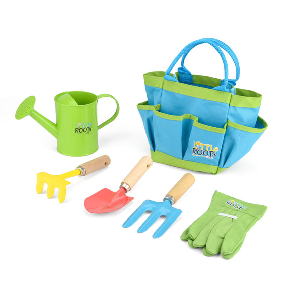 Little Roots BGG1653 Kids Tool Kit Bag Toy Tool Box Set for Children, Multi-Colour