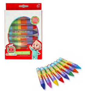 Cocomelon Jumbo Crayons 8 Pack